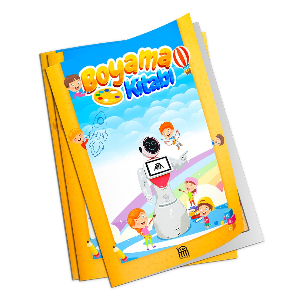 AKINROBOTICS – BOYAMA KİTABI (STICKER HEDİYELİ)
